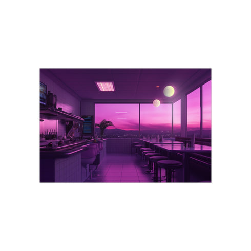 Vaporwave Diner Universe Edge Experience