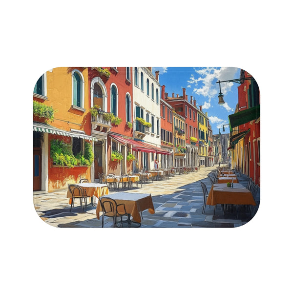 "Venice Main Square Sunny Bath Mat"