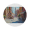 "Venice Piazza Sun Round Rug"