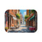 "Venice Square Painting Bath Mat"