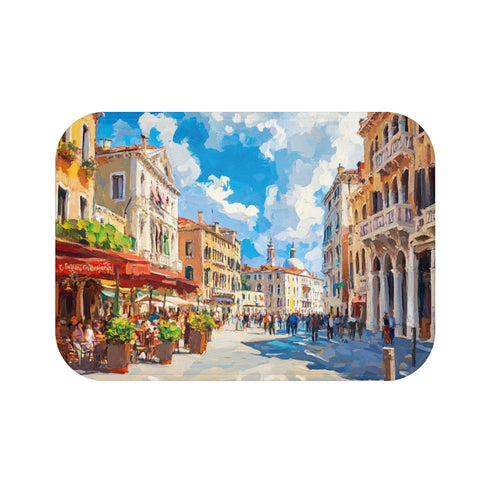 Venice Square Sunny Bath Mat