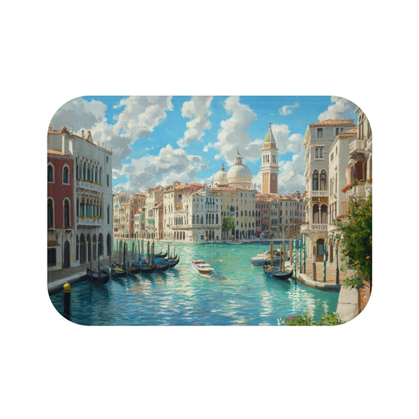 "Venice Sunny Piazza Bath Mat"