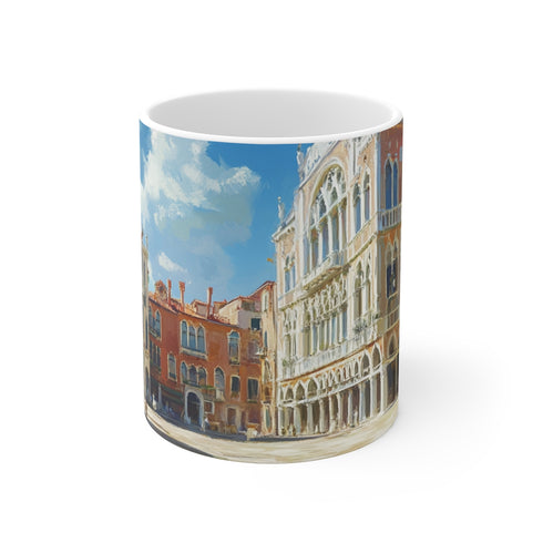 "Venice's Sunny Main Square"