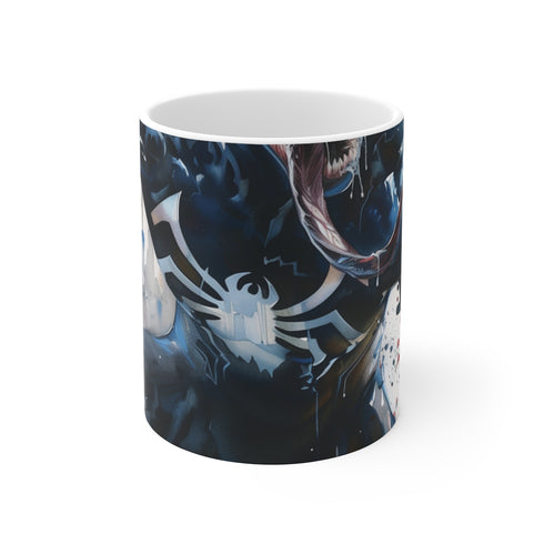 "Venom Spiderman Mug: Sip in Style!"