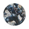 "Venom Spiderman Round Rug: Webbed Wonder"