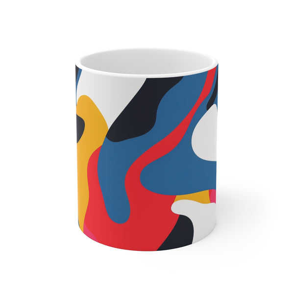 "Vibrant Abstract Coffee Mug"