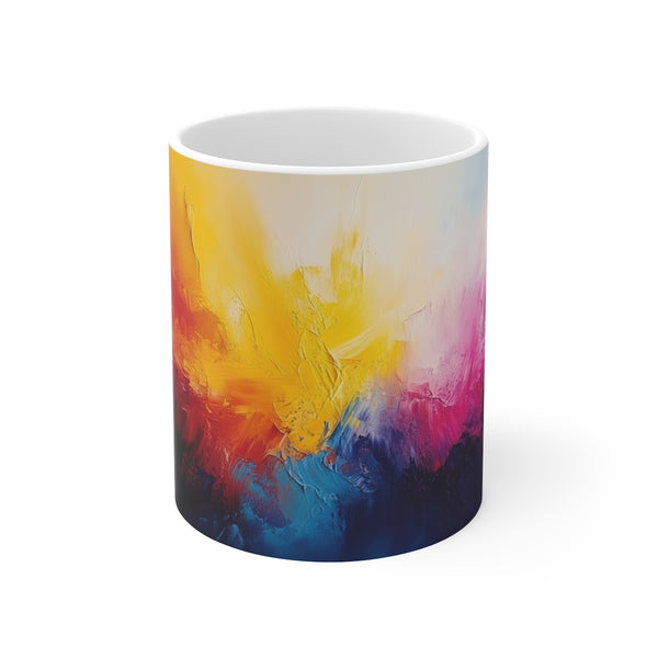"Vibrant Abstract Emot 17 Mug"