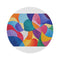 "Vibrant Abstract Emotion Burst Rug"