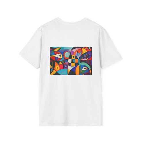 Vibrant Abstract Emotion Explosion Tee