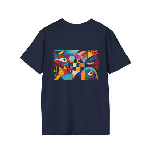 Vibrant Abstract Emotion Explosion Tee