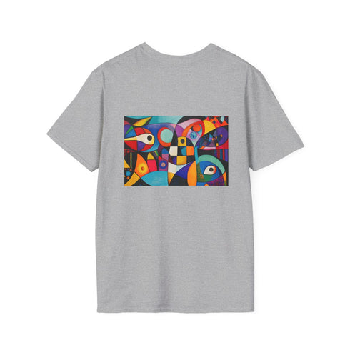 Vibrant Abstract Emotion Explosion Tee