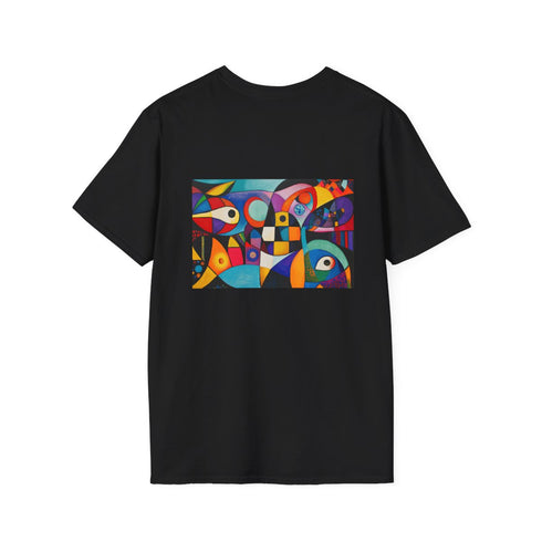 Vibrant Abstract Emotion Explosion Tee
