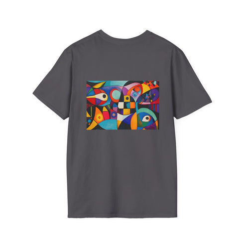 Vibrant Abstract Emotion Explosion Tee