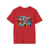 Vibrant Abstract Emotion Explosion Tee