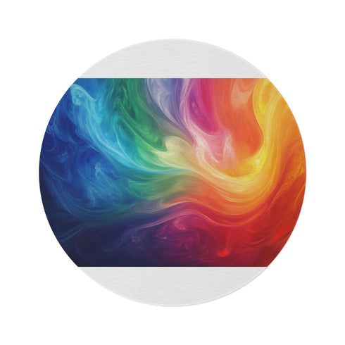 "Vibrant Abstract Emotion Infusion Rug"