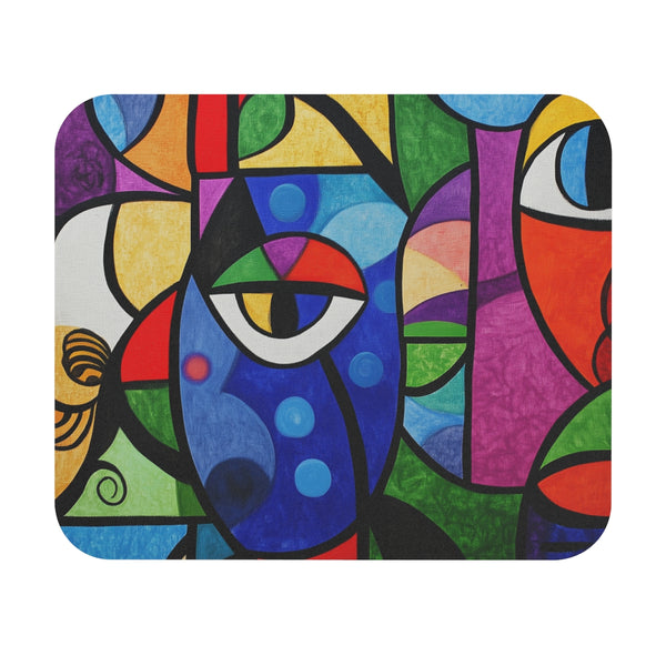 Vibrant Abstract Emotion Mouse Pad