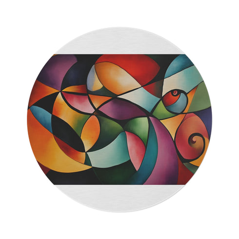 "Vibrant Abstract Emotion Rug"