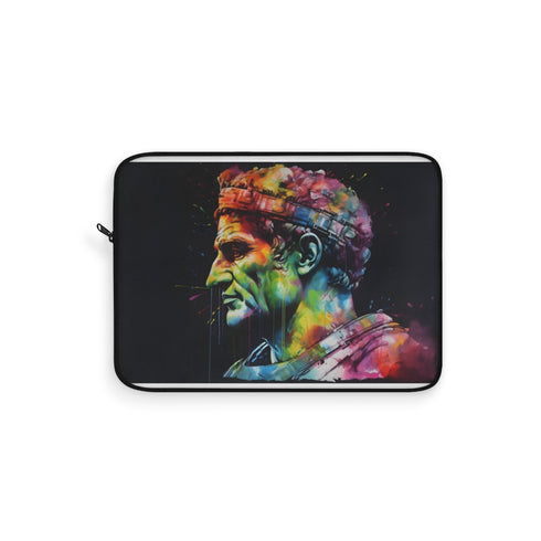 "Vibrant Caesar Watercolor Laptop Sleeve"