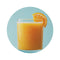 "Vibrant Citrus Burst Round Rug"