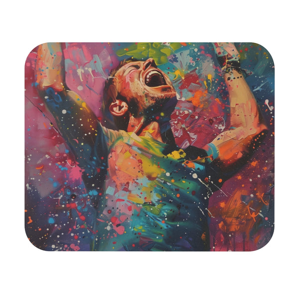Vibrant Coldplay Painting Mouse Pad