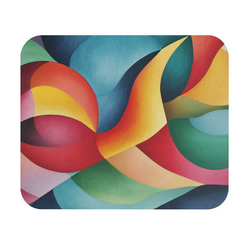 Vibrant Emotion Abstract Mouse Pad