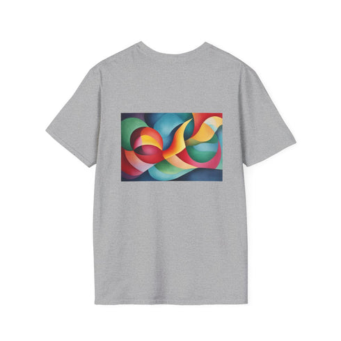 Vibrant Emotion: Abstract T-shirt Design