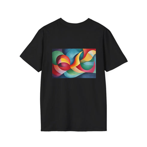 Vibrant Emotion: Abstract T-shirt Design
