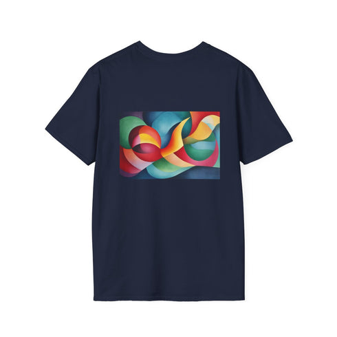 Vibrant Emotion: Abstract T-shirt Design