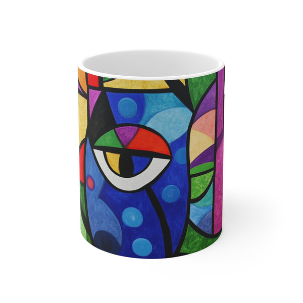 "Vibrant Emotion Burst Coffee Mug"