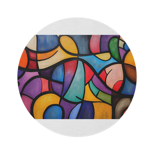"Vibrant Emotion Burst Rug"