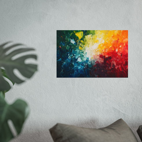 Vibrant Emotional Prism Art Display
