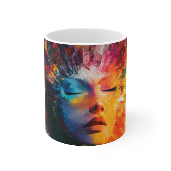 Vibrant Emotions Exploding Prism Mug