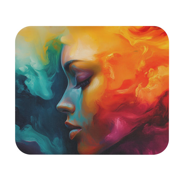 Vibrant Emotions Mouse Pad Abstract Joy