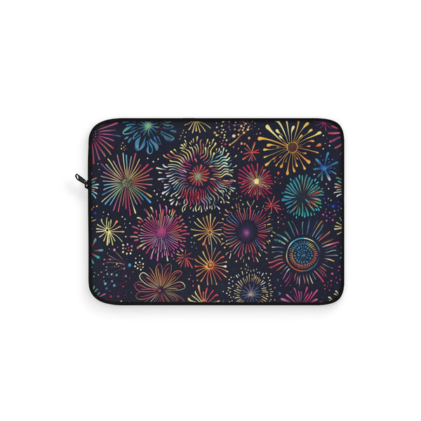 "Vibrant Fireworks Laptop Sleeve"