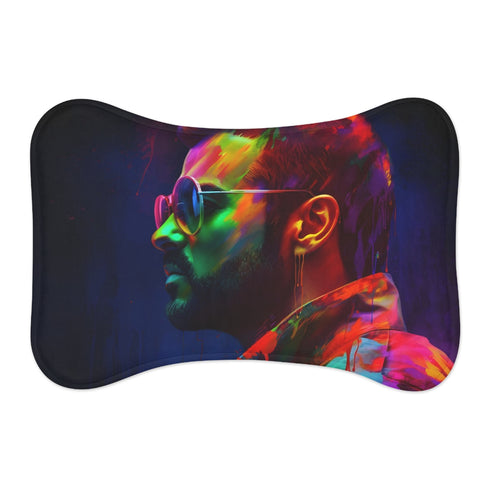 "Vibrant George Michael Pet Mat"