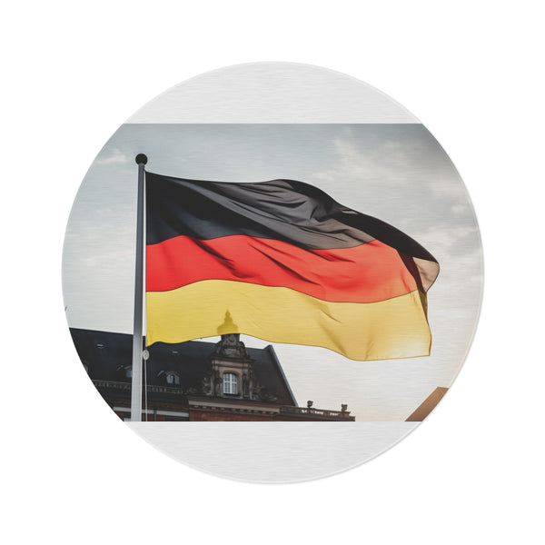 "Vibrant Germany Flag Round Rug"