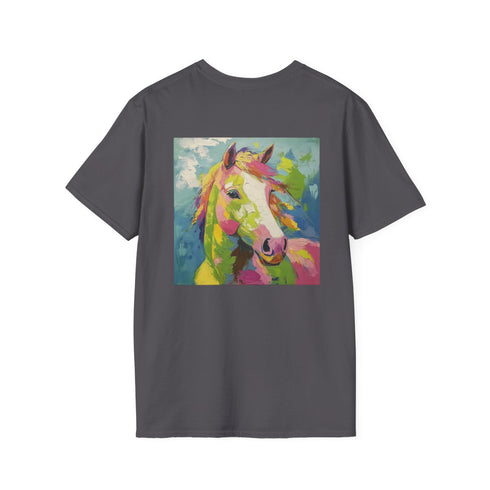Vibrant Impressionistic Horse Tee