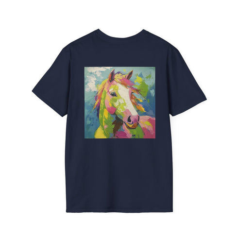 Vibrant Impressionistic Horse Tee