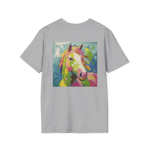 Vibrant Impressionistic Horse Tee