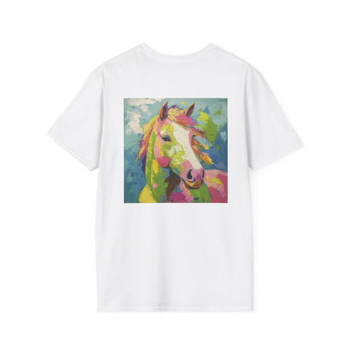 Vibrant Impressionistic Horse Tee