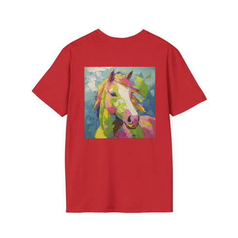 Vibrant Impressionistic Horse Tee