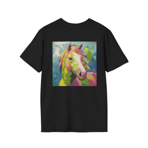 Vibrant Impressionistic Horse Tee
