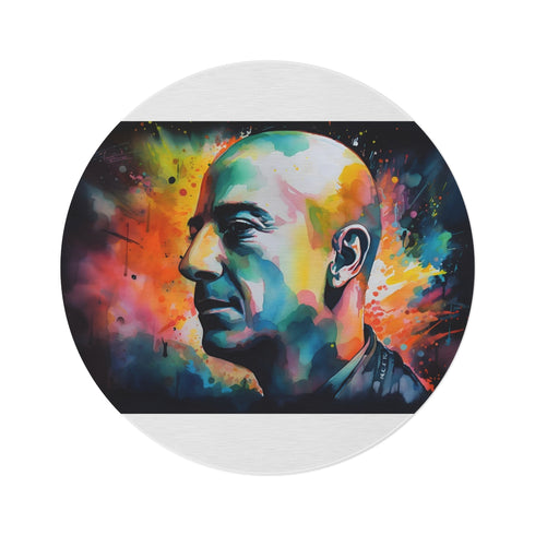 "Vibrant Jeff Bezos Watercolor Rug"