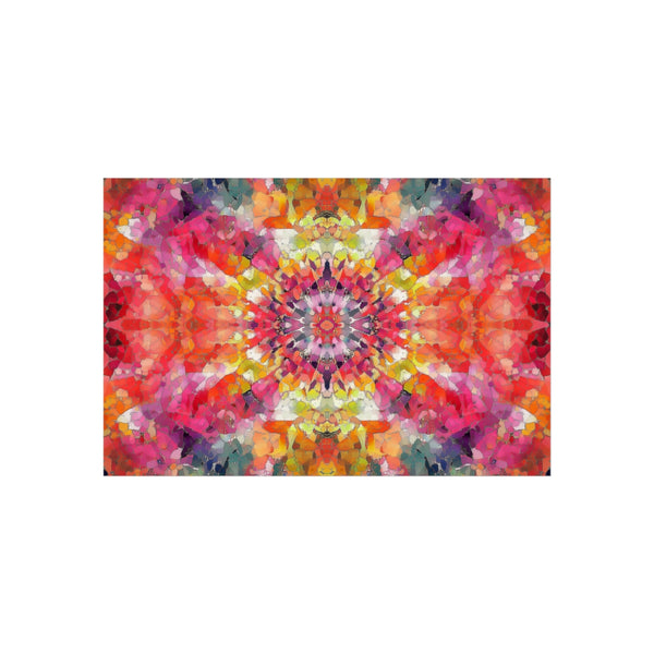 Vibrant Kaleidoscope Paint Explosion Poster