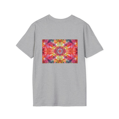 Vibrant Kaleidoscope Paint Explosion T-Shirt
