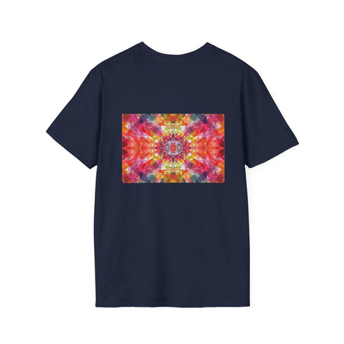 Vibrant Kaleidoscope Paint Explosion T-Shirt