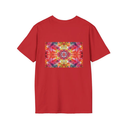 Vibrant Kaleidoscope Paint Explosion T-Shirt