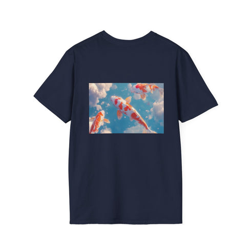 Vibrant Koi Fish Sky T-Shirt