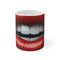 "Vibrant Lip Art Coffee Mug"