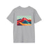 Vibrant Minimalistic Mountain Landscape T-shirt